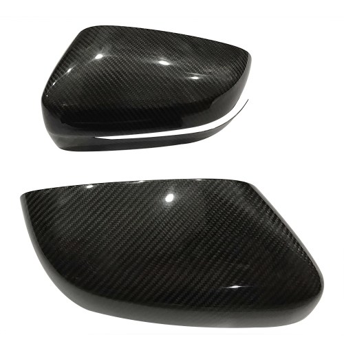 

1 Pair Carbon Fiber Side Mirror Cover Caps For BMW 5 Series G30 2018