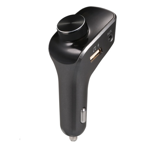 

BT FM Transmitter Car Charger Wireless Radio Adapter with 3 USB Ports Music Player Support TF Card and U-Disk Hands Free for Smartphones