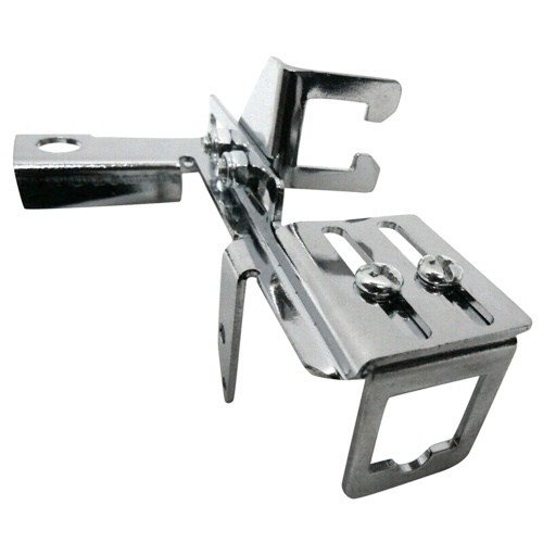 Chrome Throttle Cable Kickdown Bracket For Chevy SBC BCC Holley Kick Down