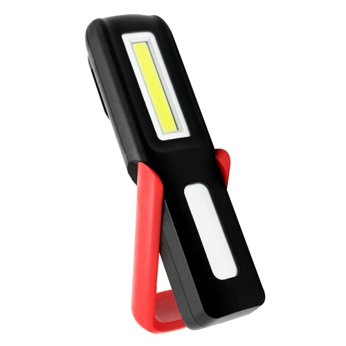 Luz de trabajo LED recargable Girar portátil con base magnética Gancho colgante Luz de emergencia para reparación de automóviles Camping Senderismo