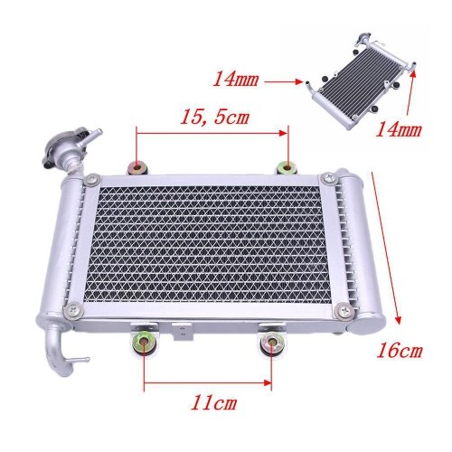 

Universal Motorcycle Engine Oil Cooler Cooling Radiator For 200CC 200-7 Dirt Pit Bike ATV