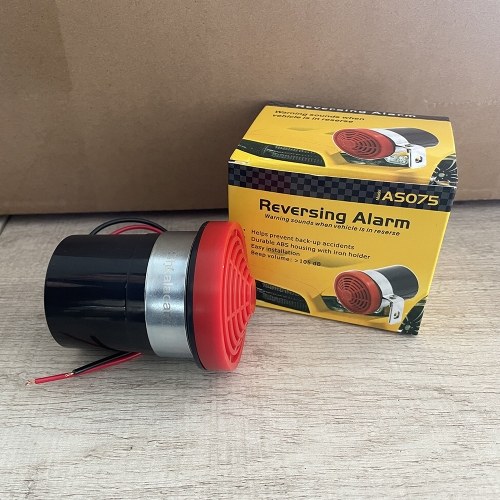 

Shkalacar 12V 24V 105dB Car Motorcycle Reverse Horn Backup Alarm Beep Buzzer Warning Alarm Speakers