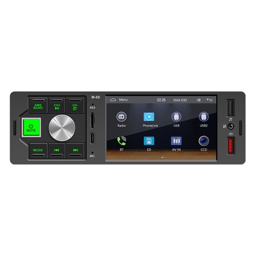 4.1in High Clear Car BT MP5 Player Multi-language Multifunctional Auto Audio and Video Player Car Multi-media Player Car Radio Receiver 