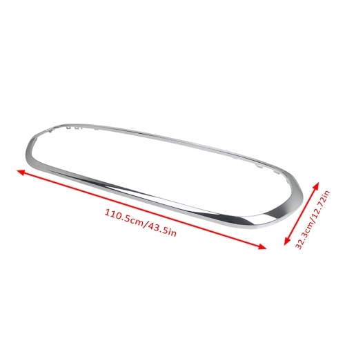 Front Trim Grille Bumper Moulding Chrome Replacement for BMW Mini F55 F56 F57 2014-2021 51137449207 51137300589 