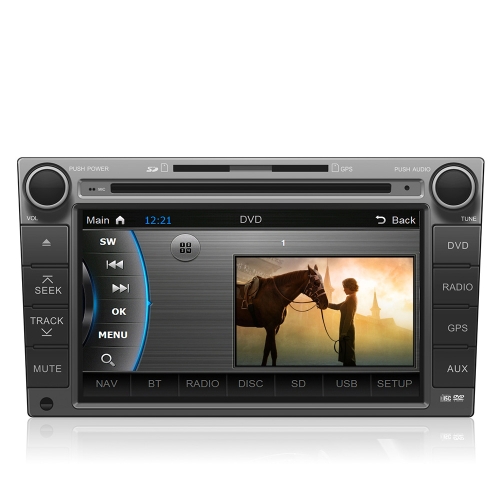 

CASKA 8-дюймовый HD сенсорный экран автомобиль в Dash DVD-плеер GPS навигации + Bluetooth + радио + мультимедиа системы 2 Din авто