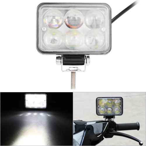 

Bright DIY Motorcycle Led Lamp with Lens Square Headlight Working Light for Electrombile Scooter Car 12V 80V