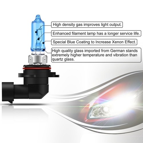 

9005 12V 55W White Halogen Lamp Car Auto Headlight