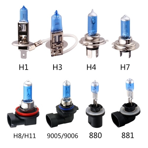

1PCS 12V 100W 6000K White Halogen Lamp Car Auto Headlight
