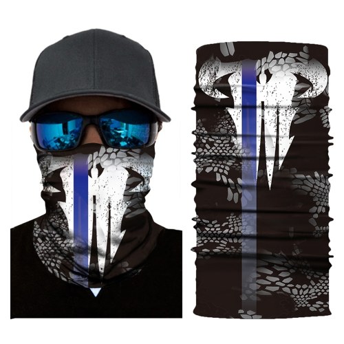 Cool Robot Skeleton Halloween Mask Scarf Joker Headband Balaclavas