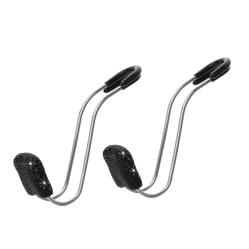 

Bling Car Hangers ,2pcs Auto Hooks,Handmade Rhinestones Crystal Car Hangers,Strong and Durable Backseat Hanger Storage Universal for SUV Truck Vehicle