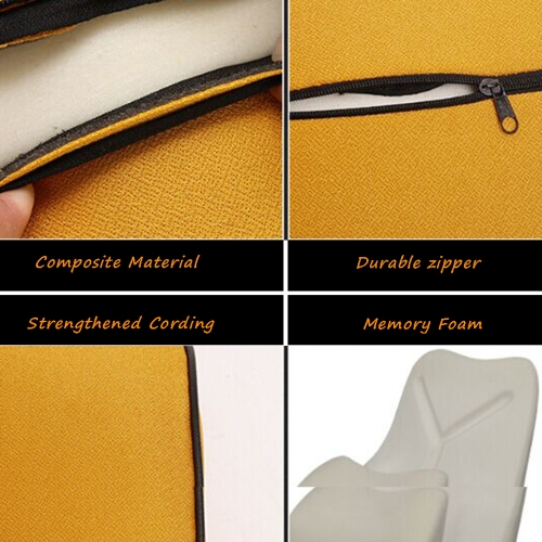 Car Seat Lumbar Cushion Memory Foam Back Brace Pillow Supports Ergonomics Auto Accessories Waist Pillows