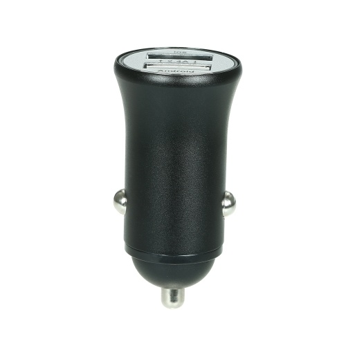 

Dual Port USB Car Charger 2.4A Fast Charge Adapter Aluminum Shell for iPhone Samsung