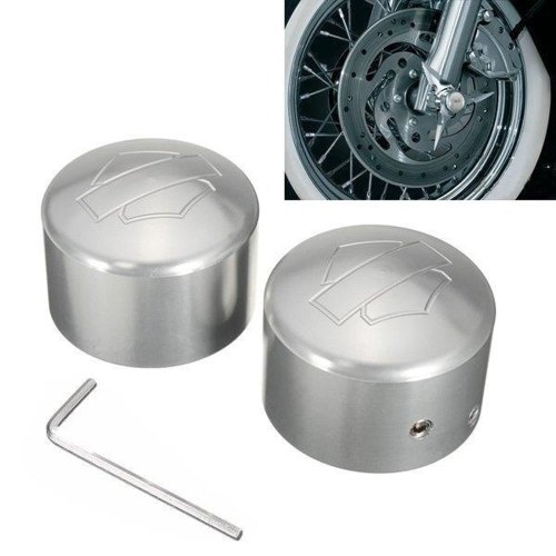 

1 пара Universal Harley XL883N 1200L 48 72 Мотоцикл Передняя ось Крышка крышки Гайка Мотоцикл Украшение Аксессуары Мотоцикл