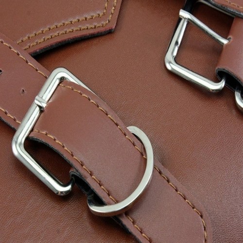 

Motorcycle Luggage Autobike Pouch Bag PU Leather Side Bags Saddlebags for Motorbike