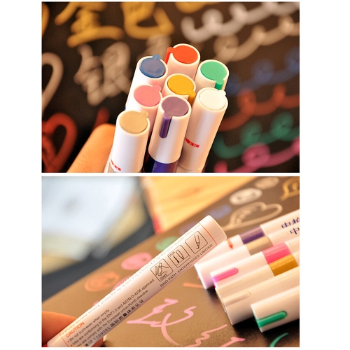 

12 Colors Waterproof Pen Car Tyre Tire Tread Rubber Metal Permanent Paint Markers Graffiti Oily Marker Pen