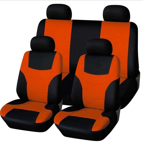 

Высококачественная передняя задняя сетка Auto Luxury Cloth Leather Универсальные чехлы для сидений