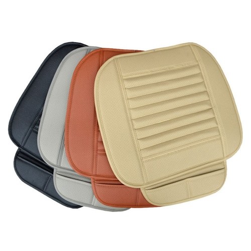 

3Pcs Car Seat Cover Breathable Bamboo Pad Mat PU Leather for Auto Chair Cushion
