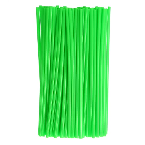 

Motorcycle Spoke Wrap Kit Skin Covers Motocross Dirtbike Wheel Rim Wrap Covers Universal Green