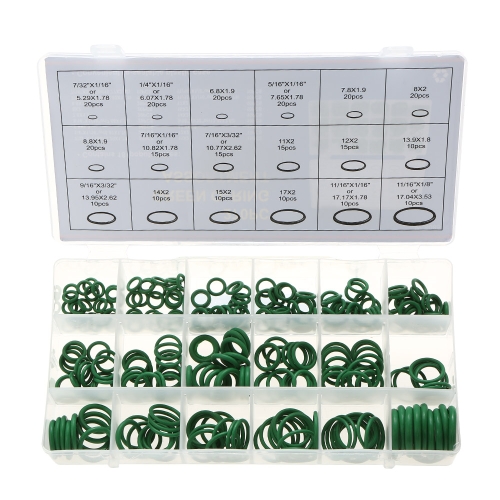 270pcs Assortment Kit Car HNBR A/C System Air Conditioning O Ring Seals Set   Tool