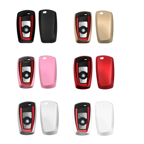 

Key Fob Case Button for BMW Motor Red