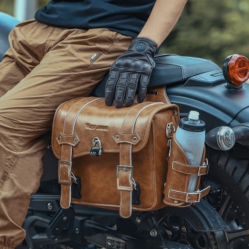 Retro Motorcycle Rearseat Bag Large Capacity Motorcycle Bag 