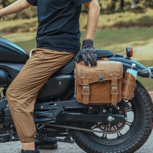 Retro Motorcycle Rearseat Bag Large Capacity Motorcycle Bag 