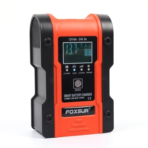 

Intelligent Car Battery Chargers Portable Car Cell Chargers Motorcycle Auto Batteries Chargers with LCD Digital Display