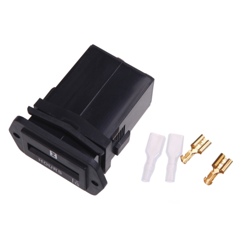 

DC 6V-80V Hour Meter Hourmeter Gauge for Boat Car Truck Engine Rhombus