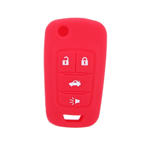 

Silicone Car Remote Fob Key Case Cover for Fr New Regal New Lacrosse 4 Button