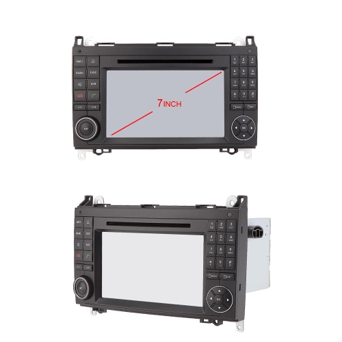 

7 «автомобиль радио двойной 2 Din DVD-плеер GPS-Навигаторы в тире автомобиля стерео PC головное устройство для Mercedes-Benz B кла