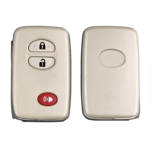 

3 Button Remote Key Shell Case Combo Insert Uncut Blade for Toyota Land Cruiser Venza 4Runner