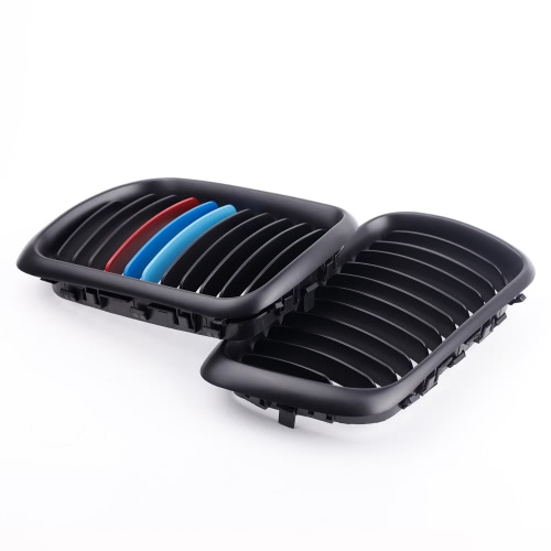 

2Pcs Matte Black M-color Front Kidney Grille for BMW E36 3 Series 1997-1999