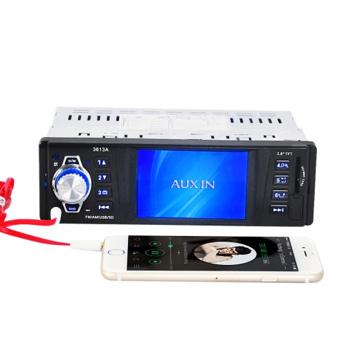 

3.6 inch Car MP5 Player Stereo Radio Audio Player Receiver FM Aux Input with SD/USB Port