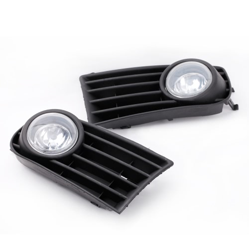 

2Pcs Fog Light with Grille for VW Golf 5 MK5 Rabbit 2003-2009