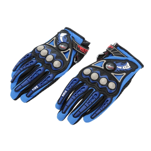 Motorrad-pro Biker voll Finger Radfahren, Rennen, Reiten Schutzhandschuhe M L XL