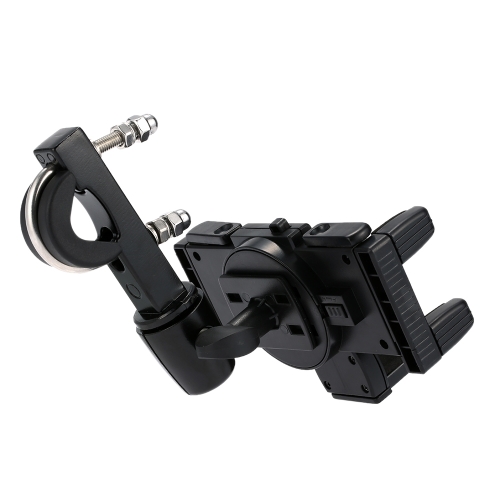 

Motorcycle Large Screen Phone/GPS Navigator Holder Shock Resistant Motorbike/Bike/Scooter/ATV Stand Mount Bracket for Mobile Phone