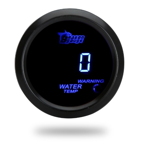 

Second Hand Digital Water Temperature Meter Gauge with Sensor for Auto Car 52mm 2in LCD 40~120Celsius Degree Warning Light Black