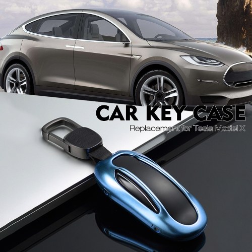 

Car Remote Key Case Cover Shell Protector Replacement for Tesla Model X Aluminum Alloy