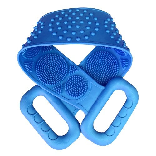 

Silicone Back Scrubber, Bath Shower Silicone Body Massage Brush
