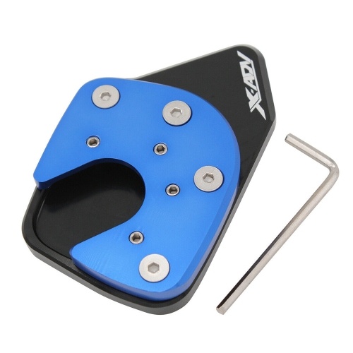 

Motorcycle Side Stand Pad Kickstand Enlarger Replacement for Honda XADV 2017-2018 (Blue)