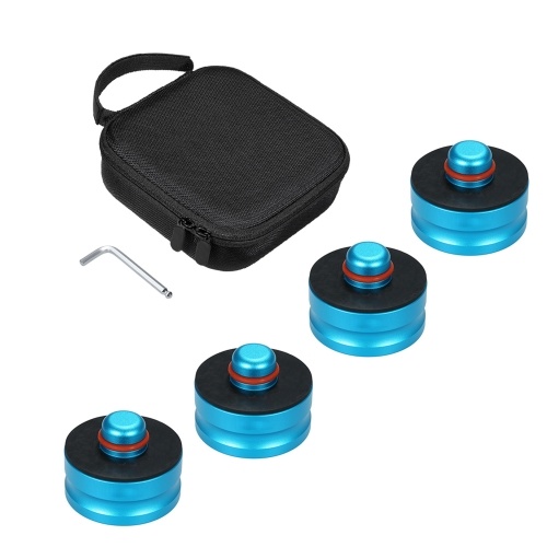 

4pcs Aluminum Solid Jack Lift Point Pad Adapter Jack Pad Tool Chassis Dedicated Replacement for Tesla Model 3