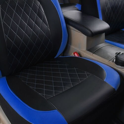 9 Peças de Assento de Carro Cobre Universal PU Leather Seat Protector Full Set Automobile Interior Acessórios para Carro SUV Veículo