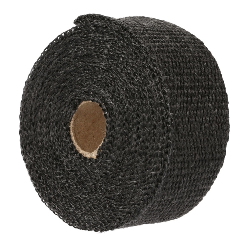 

10m Fiberglass Wrap Exhaust Heat Wrap Roll Durable Wear-Resistant Heat Shield Tape Insulating Pipe Turbo Intake Manifold Heat Wrap for Motorcycle Car with 10 Ties