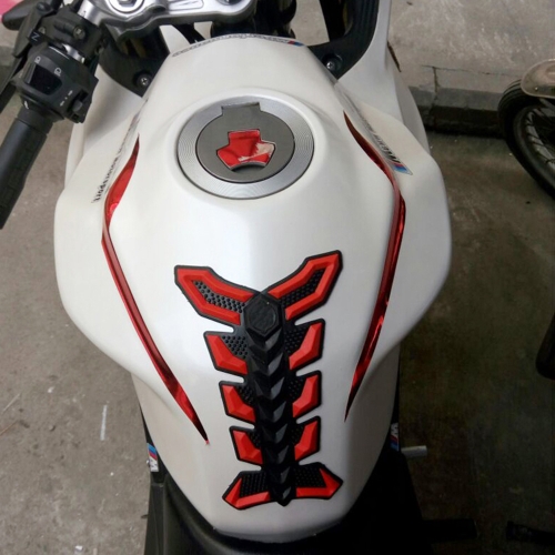 Universal Motorcycle 3D Rubber Gas Oil Fuel Tank Pad