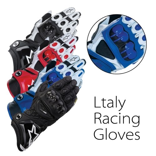 

Racing Henuine Leather Motorbike Gloves