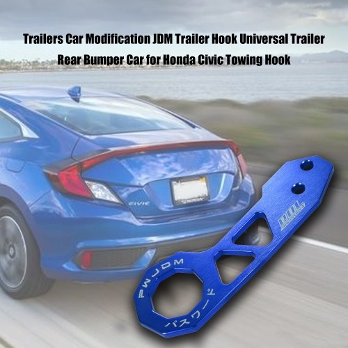 

Trailers Car Modification JDM Trailer Hook Universal Trailer Rear Bumper Car