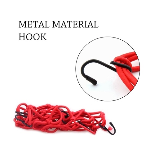 

30*30 Heavy-Duty Elastic Motorcycle Luggage Net