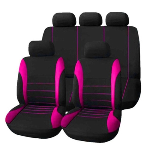 

9 Pcs Car Seat Cover Vehicle Protective Cushion Auto Interior Decoration for Most Car Truck Suv Van Seam Style