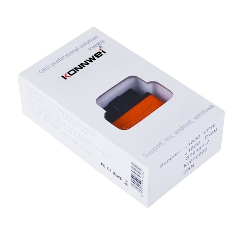KONNWEI KW903 BT 4.0 Wireless OBD-II Car Auto Diagnostic Scan Tools Car Detector Tester Scanner for IOS Android System 