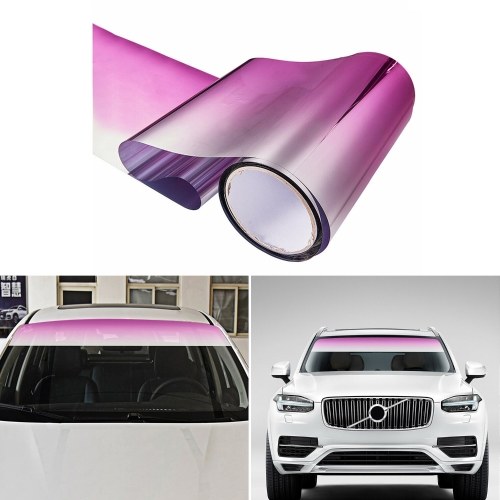 Obere Frontscheibe Sonnenschutzfolie Farbverlauf Auto Färbung Film Kreative Windschutzscheibe Aufkleber Karosserie Aufkleber Dekoration